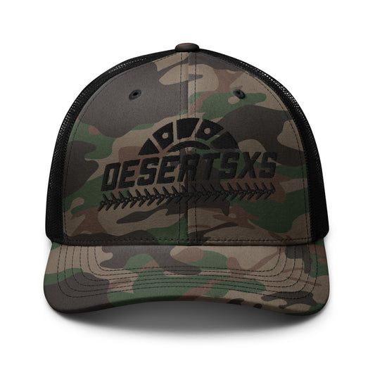 Camouflage trucker hat