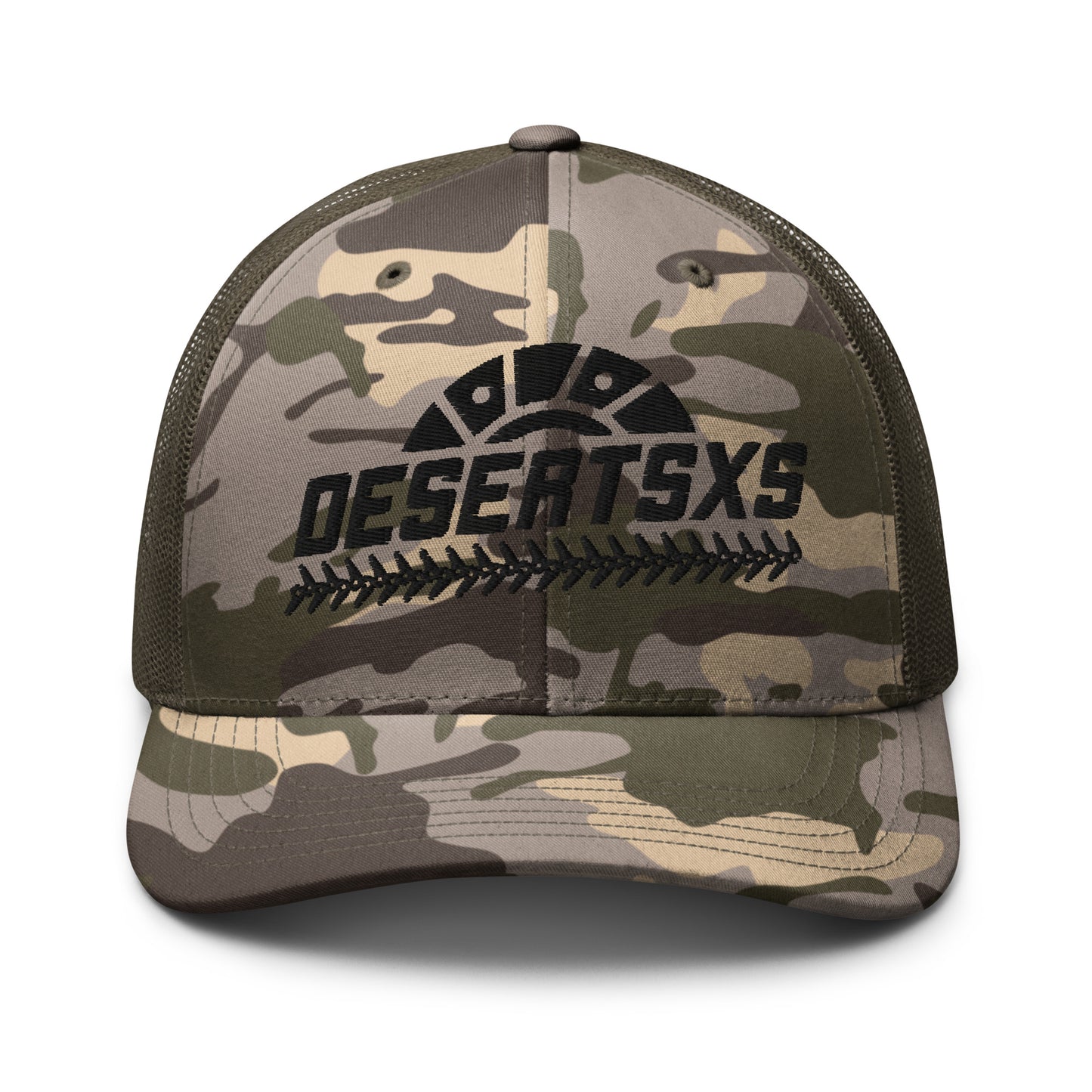 Camouflage trucker hat