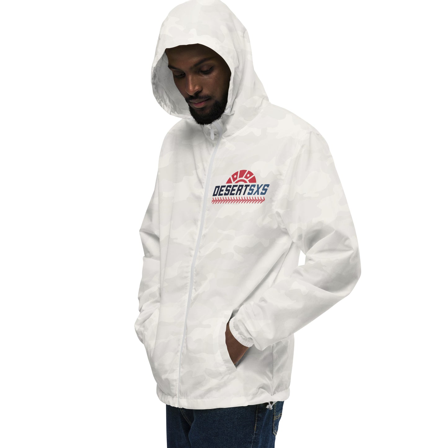 Unisex lightweight zip up windbreaker